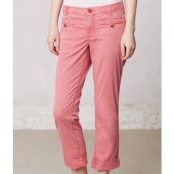 Anthropologie Pants - Anthropologie Hei Hei Pink Chino